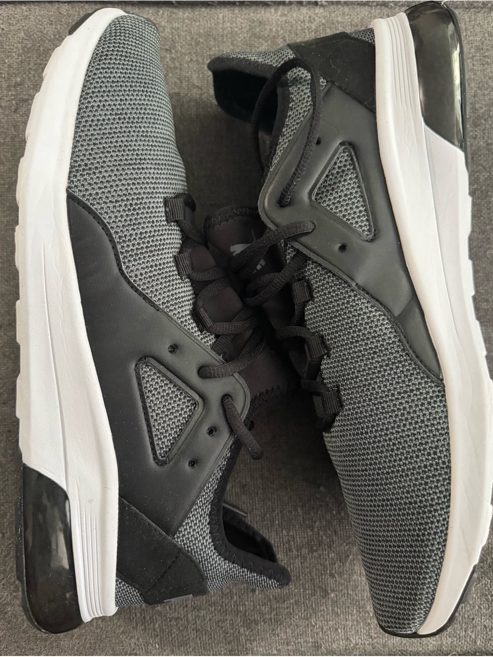 PUMA Electron Street Knit in Puma Black-Iron Gate